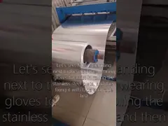 Cewki ze stali nierdzewnej 304 z żółtego tytanu i złota Standard ASTM Walcowane na zimno 1250 mm Szerokość 0,6 mm Grubość