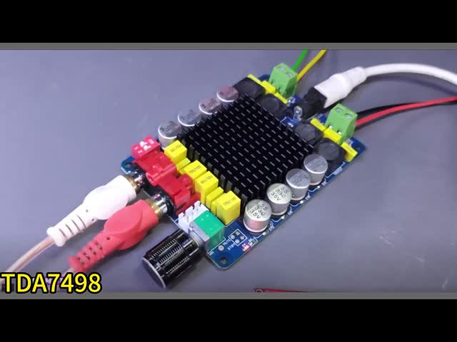 CA-7498 DC14-34V Classe D Amplificador 2X100W Dual Channel Audio Board com TDA7498 Chip Best