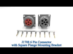 J1708 Connector 6 Pin Deutsch HD10-6-12P