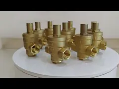 Standard Brass Threaded Piston Type Pressure Reducing Valve For Branch Water Pipeline