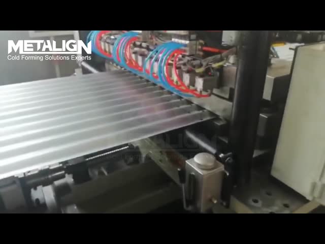 波紋シロパネル シロロール形成機 高速で廃棄物収集と水力パンシング