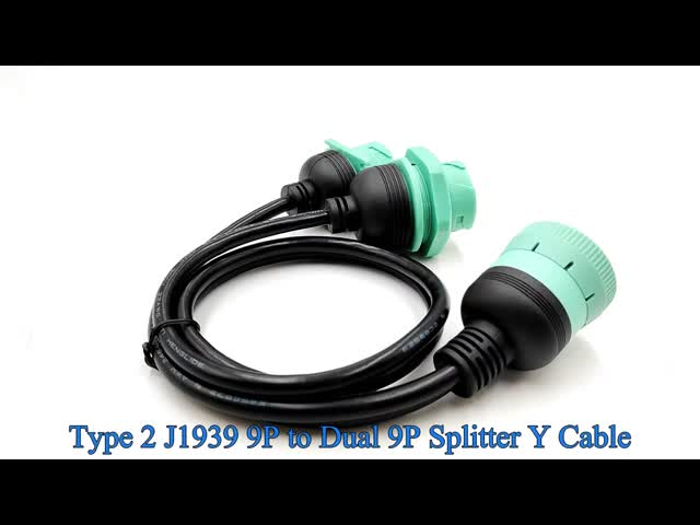 Deutsch 9 Pins J1939 Connector Male Female Split Y Cable