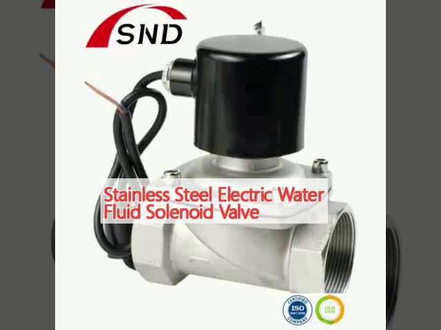 ステンレス鋼の電動水流スレッド式電磁弁 GB/12224