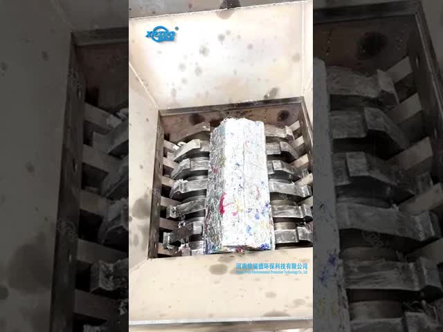 Tin Can Scrap Aluminum Metal Can Metal Shredder Machine