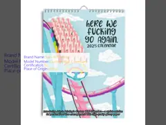 Customizable Personalized Calendar Printing Spiral Bound for Personalized Time Management