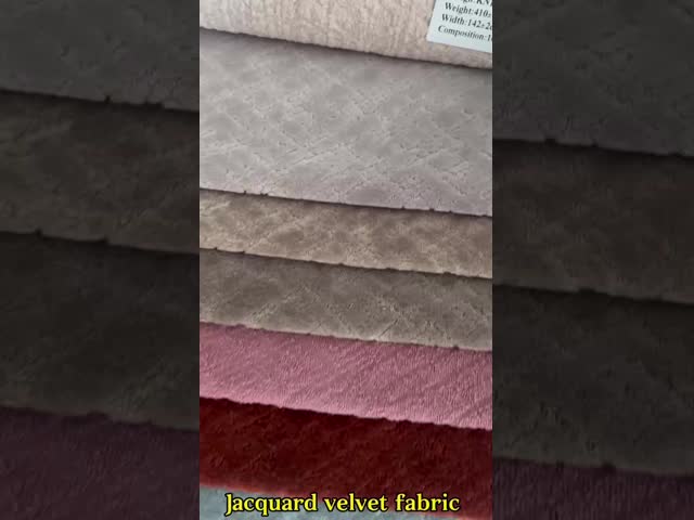 Jacquard Luxury Sofa Fabric Aesthetic For Living Room Furniture