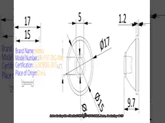 Uniform Illumination 15°/30°/45°/60° Available Φ19.7mm XML5050LEDs Single Lens Easy Installation Lens