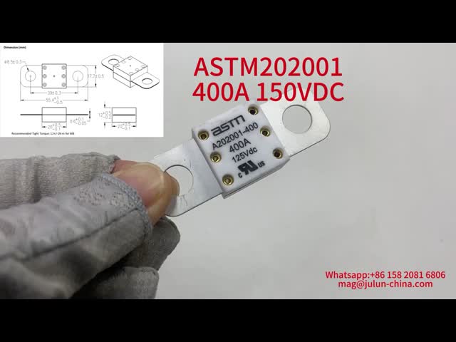 ボルト 自動車電池 ファイューズ 300A 350A 125VDC ASTM