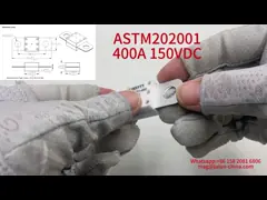 Véhicule électrique EV Couleur blanche 350 Ampère Fuseau céramique 125VDC