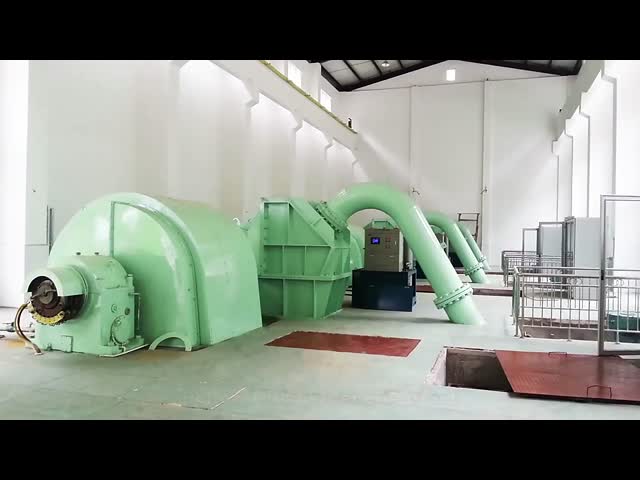 Customized Stainless Steel Pelton Hydro Turbine Generator High Water Head 300kw~50mw