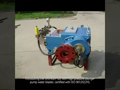 Anti Corrosion Rust Paint High Pressure Plunger Pump Water Blaster Concrete Remove