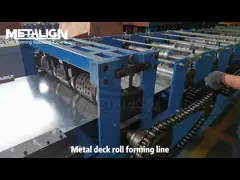 High Friction Surface Embossing Floor Deck Roll Forming Machine YX70-165 Metal Deck video