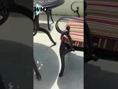 Außenmöbel für Hotel Villa Courtyard Drei- oder Fünfstück-Stuhlkombinationsset