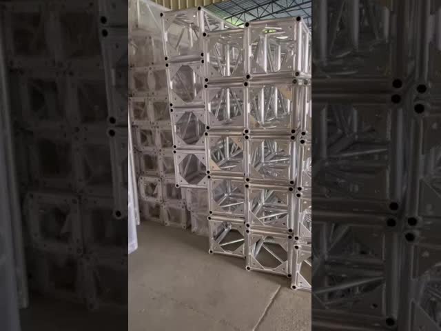 Silver Aluminum Bolt Square Truss 300mm*300mm Portable DJ Truss Upright Totem