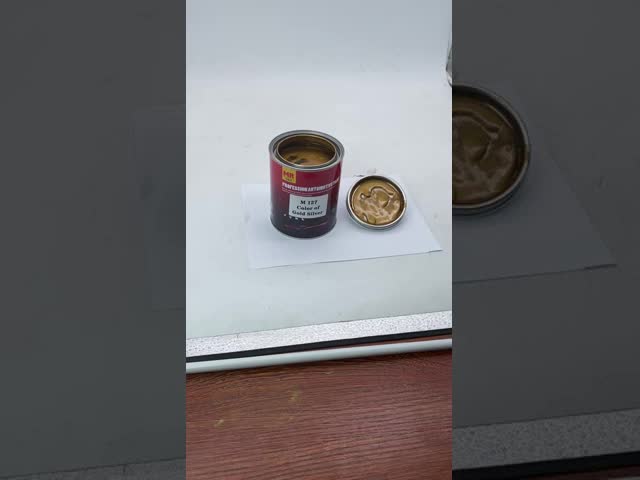 M127 1K Gold Silver Metallic Automotive Paint Car Colour Paint Strong Adhesion