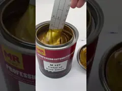 M127 1K Gold Silver Metallic Automotive Paint Car Colour Paint Strong Adhesion