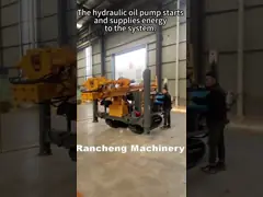 200m Crawler Diesel Engine Water Well Drilling Machine Borehole Rig Mine Drilling Rig