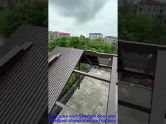 China Villa Push Pull Curtain Wall Window Transparent Aluminium Window Sliding Frame supplier