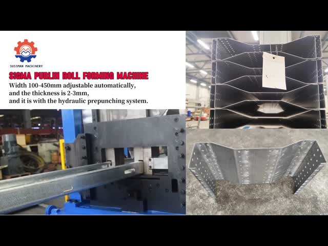 2,0 do aço M Purlin Roll Forming da máquina do perfil milímetros de velocidade 10Meters/Min do Sigma
