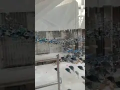 46 lange paal waterdruppels kristal trap licht luxe lange kroonluchter eenvoudige noordelijke lange kroonluchter villa woonkamer hol draaiende creatieve dubbele netten rode restaurant kroonluchter