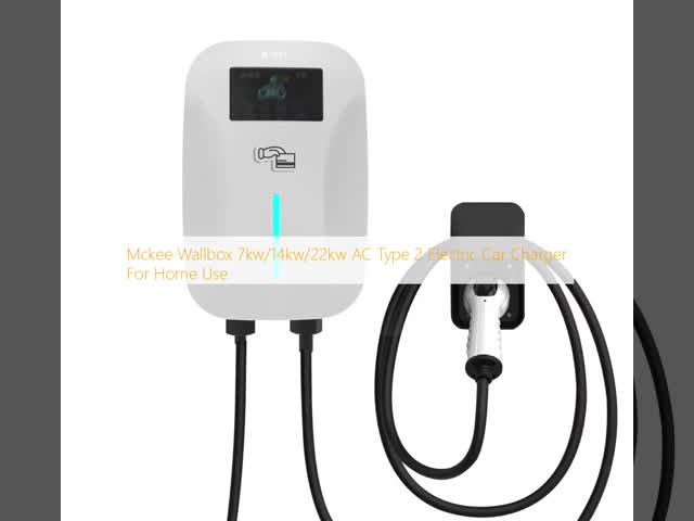7kw AC EV Charger 32A GB/T Charging Cable Adjustable Output Current Portable Electric Car Charger With Digital Screen