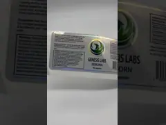 Adhesive Pharmacy Peptide Bottle Label 10IU 2ml for HG H Glossy Finish