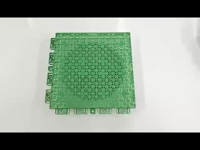 1.27cm Antiderrapante azulejos do pátio traseiro azulejos de polipropileno