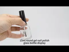 Logotipo de personalização Botalhas de esmalte de gel para unhas Botalha de esmalte de gel com tampa e escova