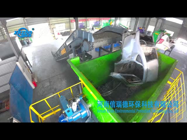 Shredder for Car Shell Scrap Car Body Shell Crusher Machine Twin Shaft Shredder Heavy Duty Shredder