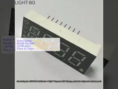 عرض LED متعدد الألوان 4 أرقام 7 قطعة عادي الأنونود لوحة التحكم في الثلاجة