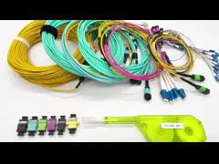Faserpullover 8 1 Meters 10G MPO APC singlemode 12 Kundenbezogenheit Unterstützung 24core 40G100G 1310 1550NM