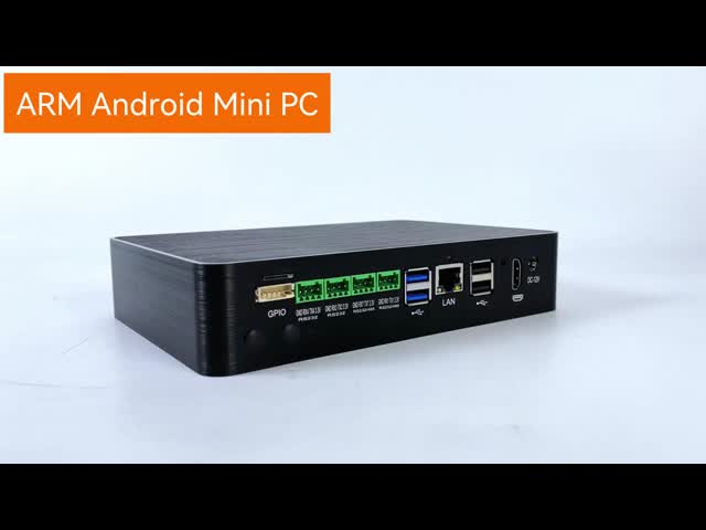 ARM RK3568 組み込み産業用PC Android DDR4 8G デュアルLAN 4 COM 4K HD