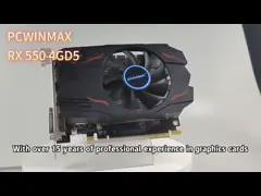 China RX550 4GB 128Bit DDR5 Multi Display Graphics Card AMD 1183Mhz supplier