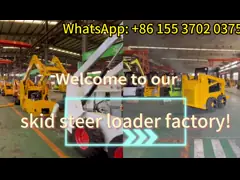 1050kg Skid Steer Loader JC75 55kw with 0.5m3 bucket Sale in Zambia