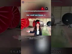 High Standards Municipal Waste Incinerator , Rotary Kiln Incinerator 2.0-34 T/H