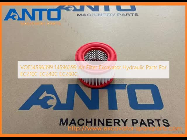 VOE14596399 14596399 Air Filter Excavator Hydraulic Parts For EC210C EC240C EC290C