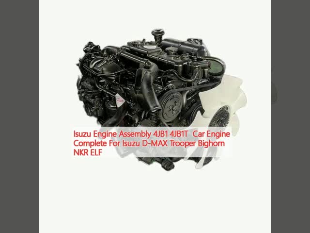 イスズウ エンジン組 4JB1 4JB1T 自動車 エンジン コンプリート イスズウ D-MAX トルーパー ビッグホーン NKR ELF