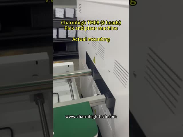 Charmhigh TM08 PCBA Manufacturing Machine SMT Pick And Place Machine 8 Heads 80 Feeders