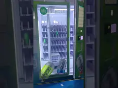 Scanner per la verifica dell'età Macchina per la bibita e la soda con adesivo personalizzato e sistema di riscaldamento 50 C Sistema di raffreddamento 3°C-20°C