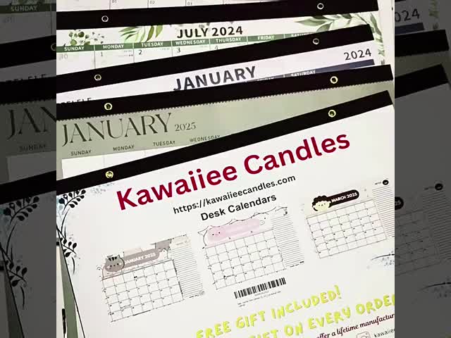 12 X 12 Inches Custom Wall Calendars for US Holidays Personalized Design