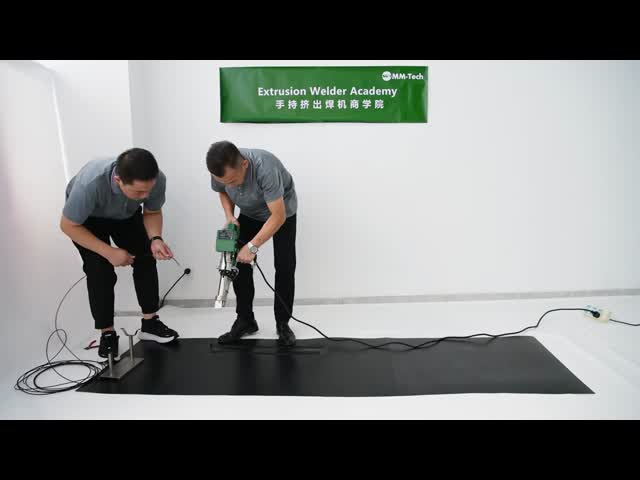 Máquina de soldadura SWT-NS600C automático da extrusão de Geomembrane do Hdpe