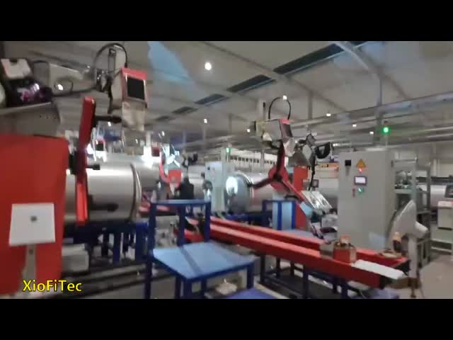 自動MAG水タンク ウォーターヒーターの溶接機 体重1700Kg