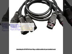 ETL & TUV Standard Black Power Cord Plug Connection PVC Jacket inbegrepen
