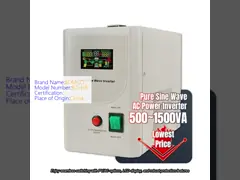 140-275Vac Pure Sine Wave Solar Inverter Solar Hybrid  Inverter  500VA-5000VA