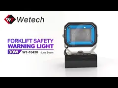 Waterproof Forklift Blue Safety Lights 60W Forklift Lamp Customized