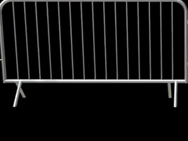 Temporary Road Safety Traffic Crowd Control Barrier Fence with Inner Tube Distance 110mm 120mm 150mm