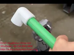 Conexão firme 90 graus de volta Lítio água máquina de solda de tubos elétricos de alta eficiência engenharia hidrelétrica sem fio plástico 21v 340 graus