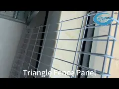 Customizable Triangle Fence Panel for Property Protection