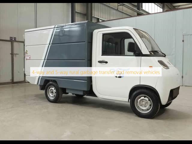 4 Way 5 Way Rural Garbage Transfer And Removal Cleaning Vehicle 30-50Km/H
