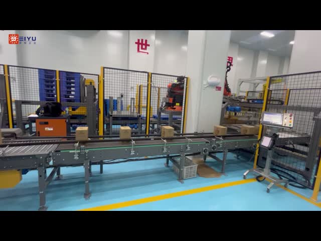 ロボットパレット化システム ロボットパレット化器 多軸産業ロボット PETボトルジュースソフトドリンク生産ライン